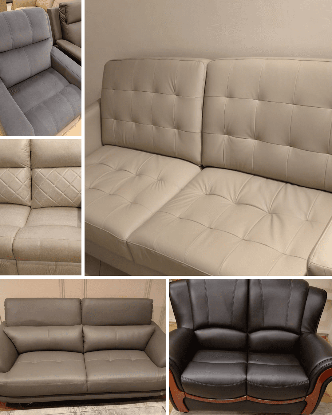 Craftsman restoring sofa at Everest workshop Chennai